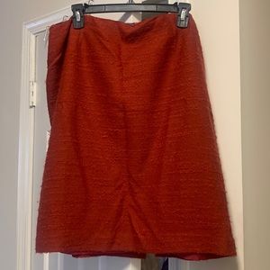 Lafayette 148 New York Tweed Skirt Size 16